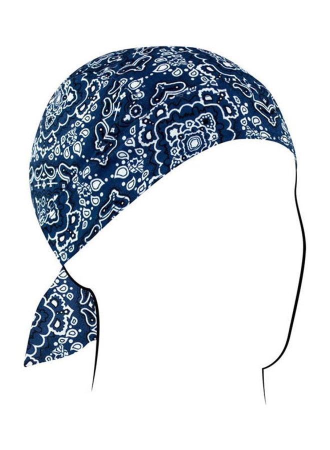 Zan Headgear Zan Flydanna Cotton Navy Paisley