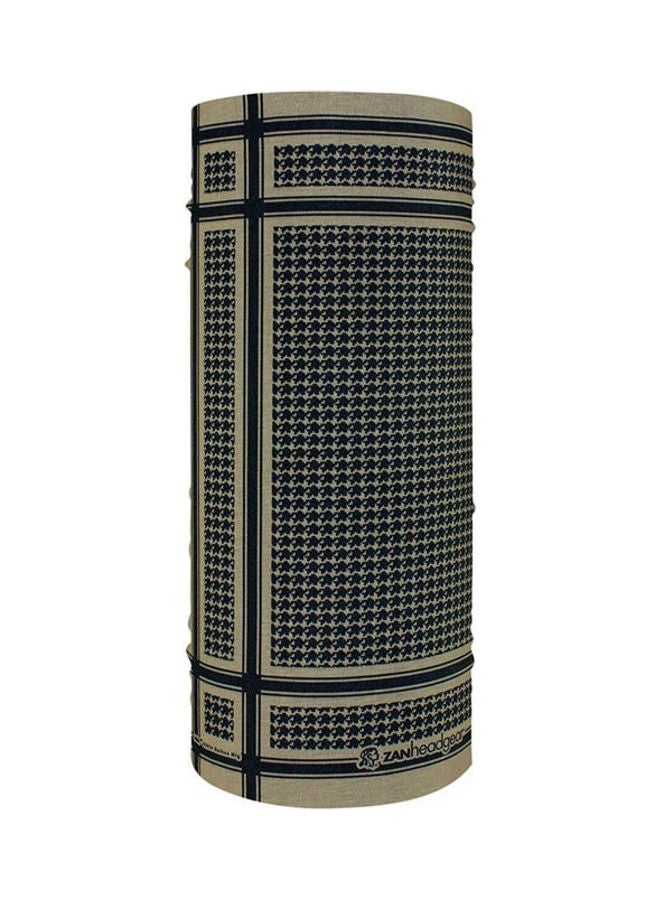 Zan Headgear Zan Motley Tube Polyester Houndstooth Coyote Tan