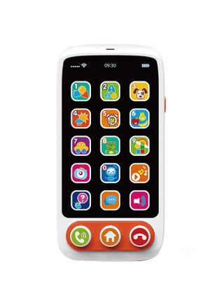 First Learning Kids Mobile Smartphone With Multiple Sound Effects Educational Toy 14.4x4.9x22.6cm - v1648129767/N37098409A_1