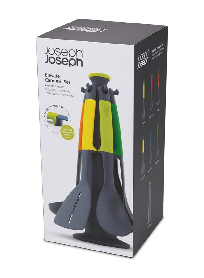 Joseph Joseph 6-Piece Elevate Carousel Set Multicolor 12.5x33x12.5cm  - Image 5