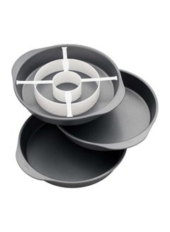 Wilton 4-Piece Checkerboard Cake Set Grey/White 22.86x3.8centimeter  - Image 2