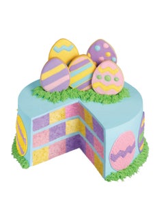 Wilton 4-Piece Checkerboard Cake Set Grey/White 22.86x3.8centimeter  - Image 5