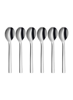 WMF 6-Pieces Nuova Espresso Spoon Set Silver 11cm  - Image 1