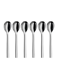 WMF 6-Piece Nuova Coffee Spoon Set Silver  - Image 1