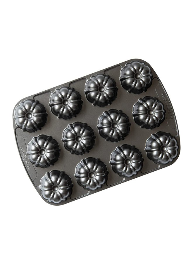 نورديك وير وعاء مربعات أسمر لصنع الكعك أسود 24.1x3.2x34.3سم - Image 1