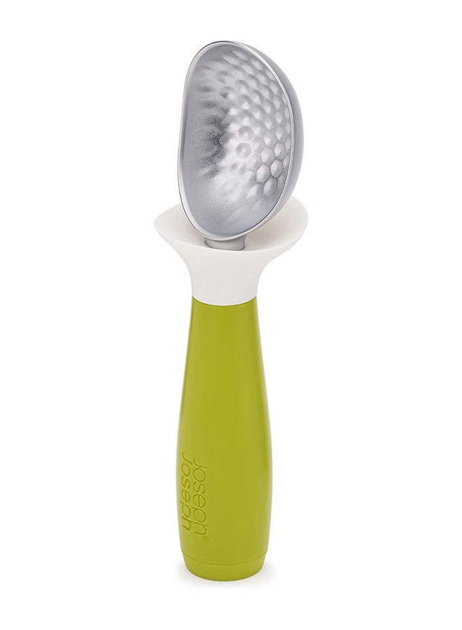 Joseph Joseph Dimple Ice Cream Scoop Green/White/Silver 5.2x18.2x5.2cm  - Image 1