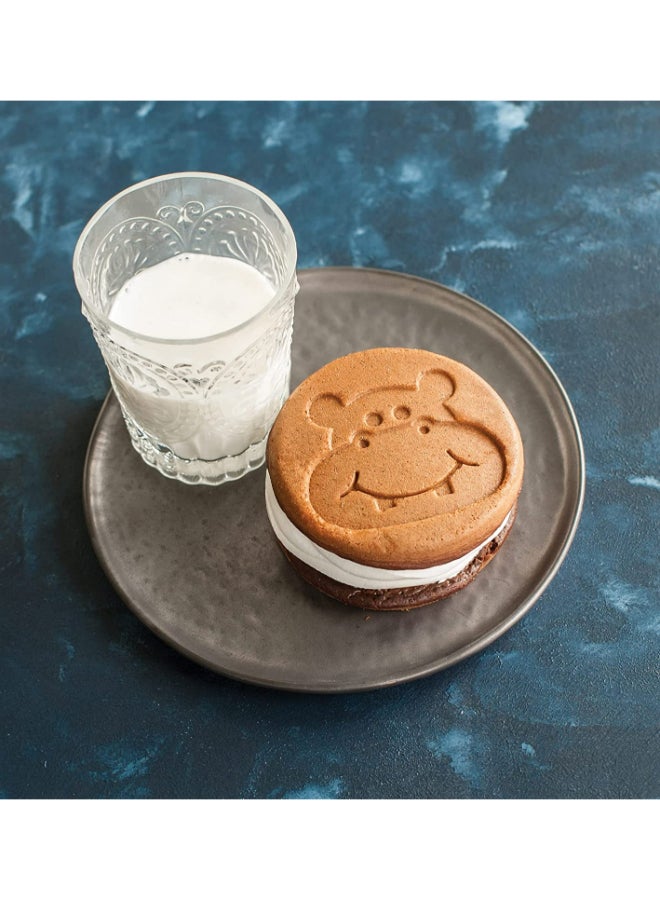 نورديك وير مقلاة بان كيك بأشكال حيوانات أسود 45.7x5.1x25.4سم - Image 4