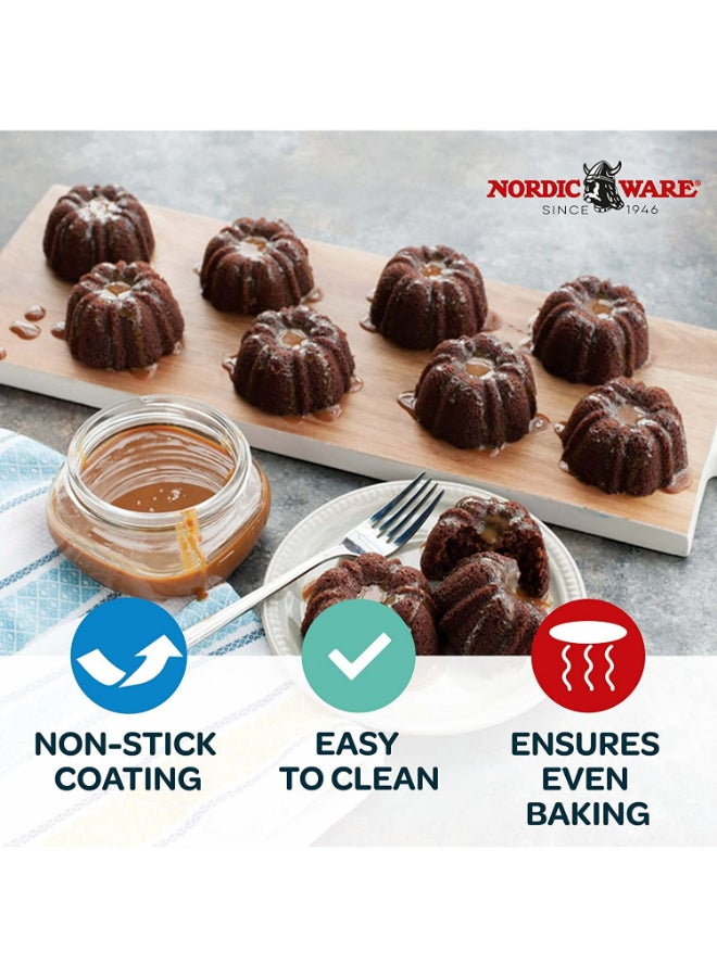 نورديك وير وعاء مربعات أسمر لصنع الكعك أسود 24.1x3.2x34.3سم - Image 4