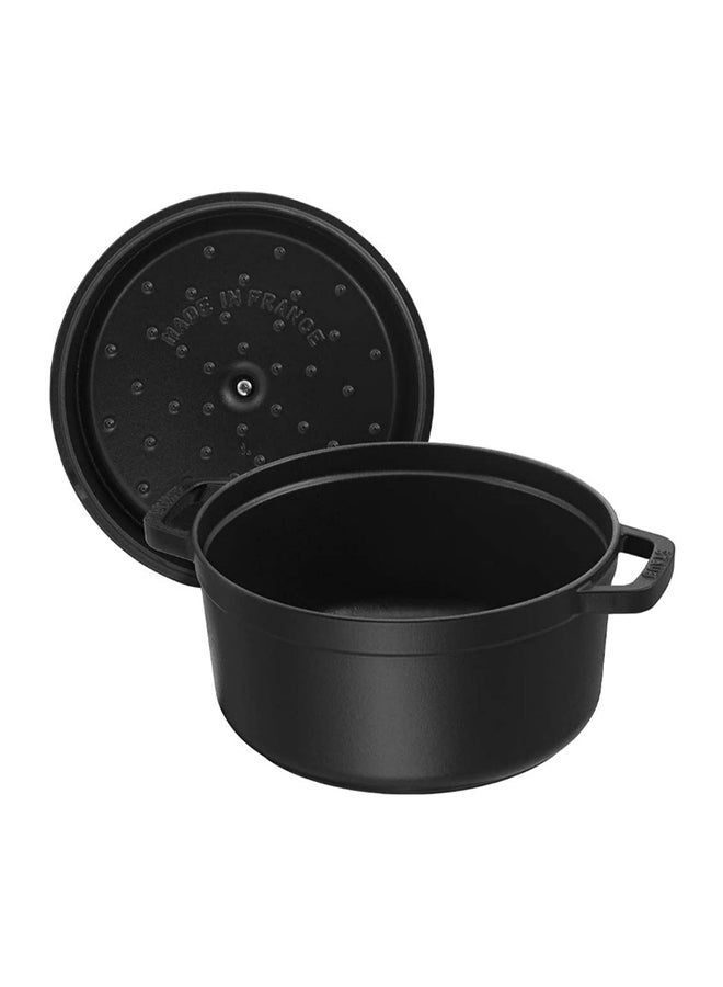 STAUB Round Casserole Black 24cm  - Image 3