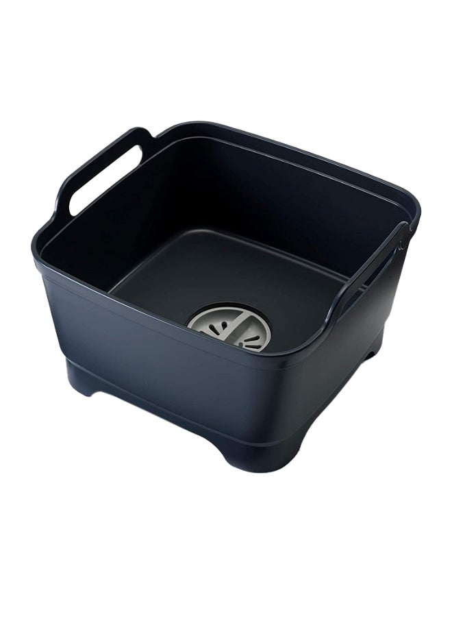 Joseph Joseph Wash And Drain Bowl With Straining Plug Grey Grey 30.5x20.3x31.1cm  - Image 1