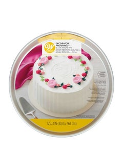 Wilton Decorator Preferred Round Pan Silver 12x3inch  - Image 3