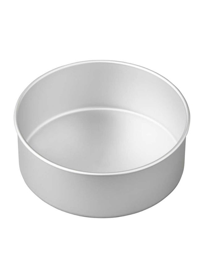 Wilton Decorator Preferred Round Pan Silver 8x3inch - Image 1