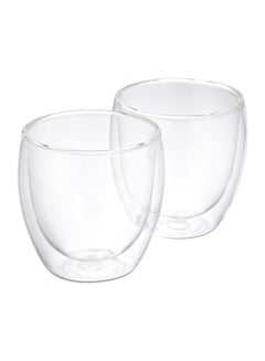 2-Piece Pavina Double Wall Glass Clear 250ml - v1648132093/N11058990A_2