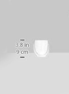 bodum 2-Piece Pavina Double Wall Glass Clear 250ml  - Image 5