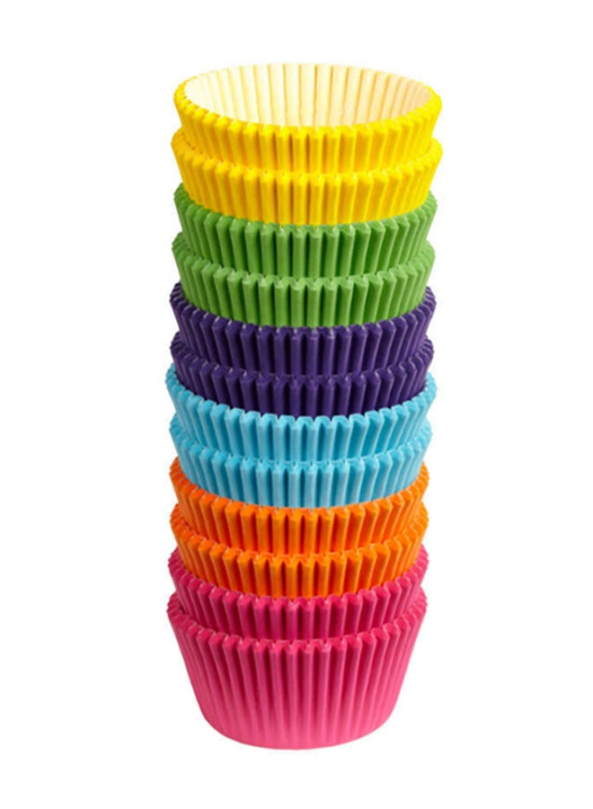Wilton - 300-Piece Rainbow Baking Cup Set Yellow/Red/Green 2.5x2x1.2inch - Image 1