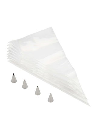 12-Piece Cookie Decorating Set White/Silver - v1648132118/N11625417A_1