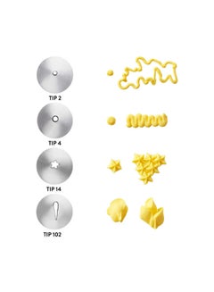 Wilton 12-Piece Cookie Decorating Set White/Silver  - Image 3