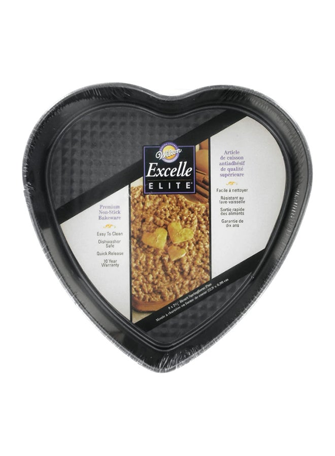 Non-Stick Heart Springform Pan Black 9x2.75inch - v1648132119/N13295469A_1