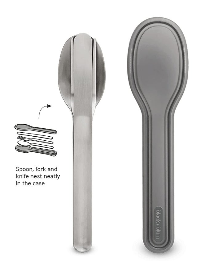 بلاك آند بلم طقم أدوات المائدة المكوّن من 3 قطع والمزوّد بحامل فضي 2Ø³Ù†ØªÙŠÙ…ØªØ± - Image 2