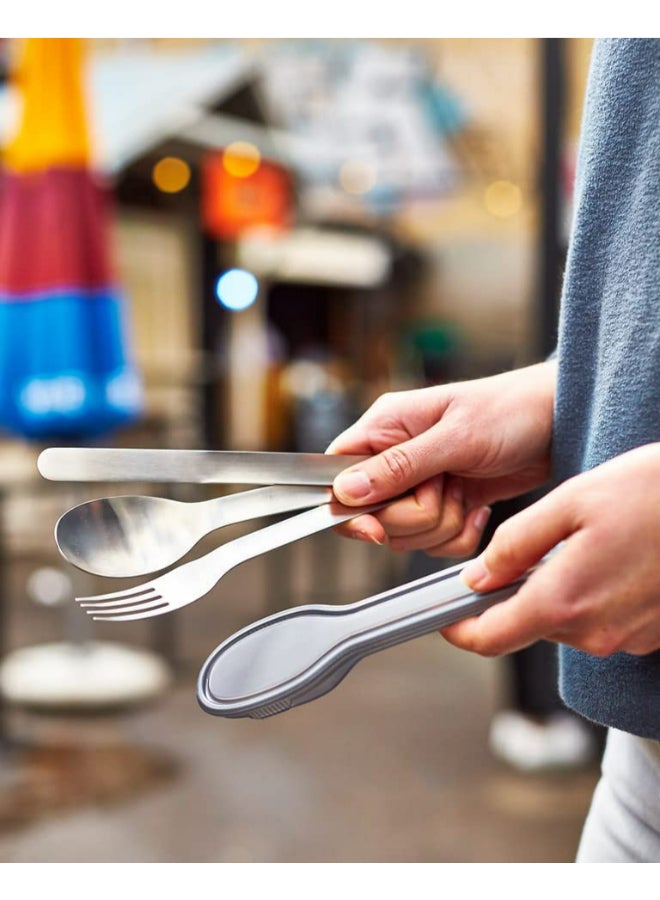 بلاك آند بلم طقم أدوات المائدة المكوّن من 3 قطع والمزوّد بحامل فضي 2Ø³Ù†ØªÙŠÙ…ØªØ± - Image 4