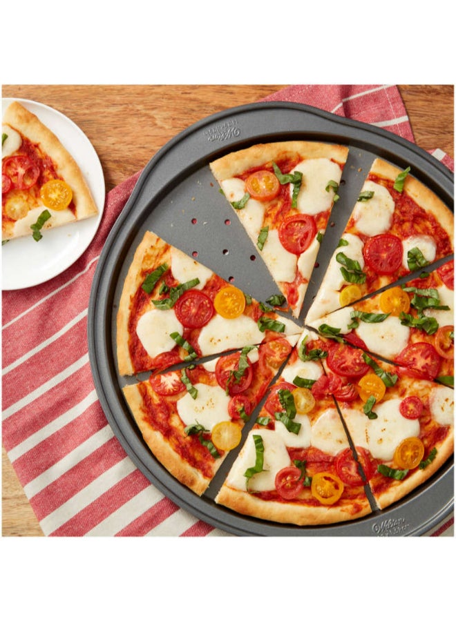 Wilton Pizza Crisper Black 14inch  - Image 4