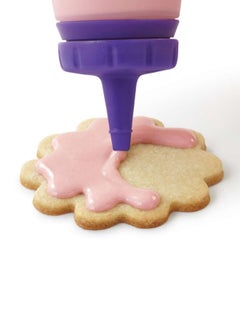 Wilton Silicone Cookie Decorating Bottle White/Purple 4.5inch  - Image 4