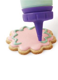 Wilton Silicone Cookie Decorating Bottle White/Purple 4.5inch  - Image 5