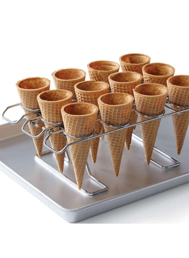 Wilton - Cone Baking Rack Silver 6.01x10.78x3.55inch - Image 1