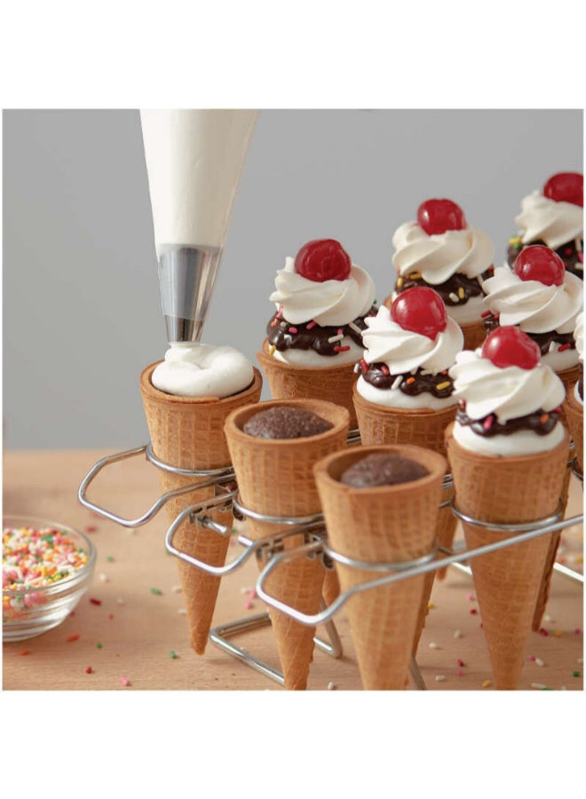 Wilton - Cone Baking Rack Silver 6.01x10.78x3.55inch - Image 1