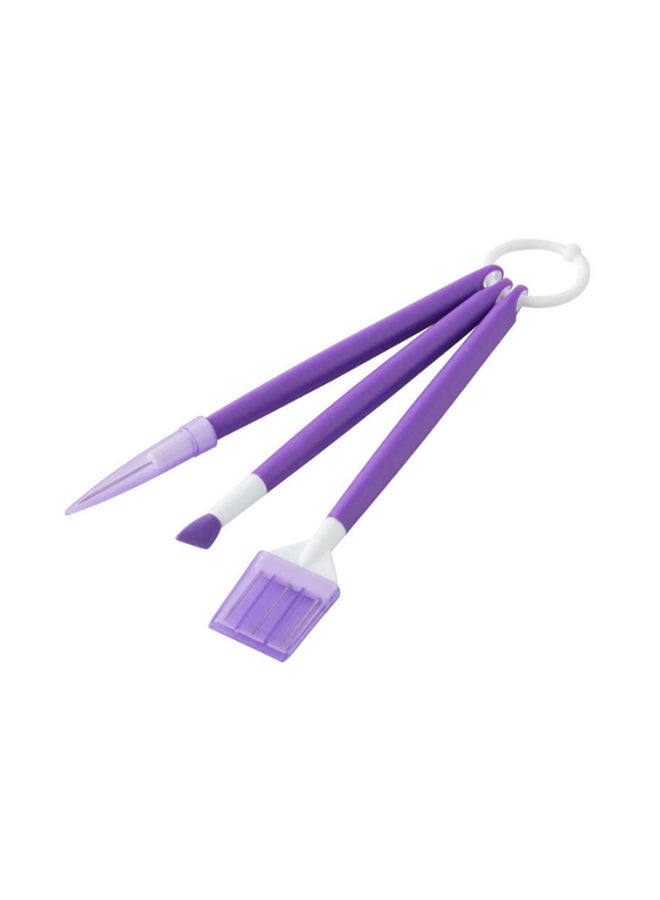 ويلتون طقم أدوات تزيين الكوكيز من 3 قطع أرجواني - Image 3