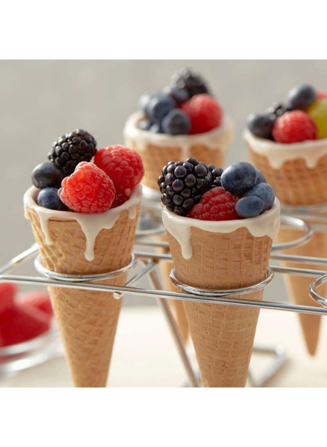 Wilton - Cone Baking Rack Silver 6.01x10.78x3.55inch - Image 1