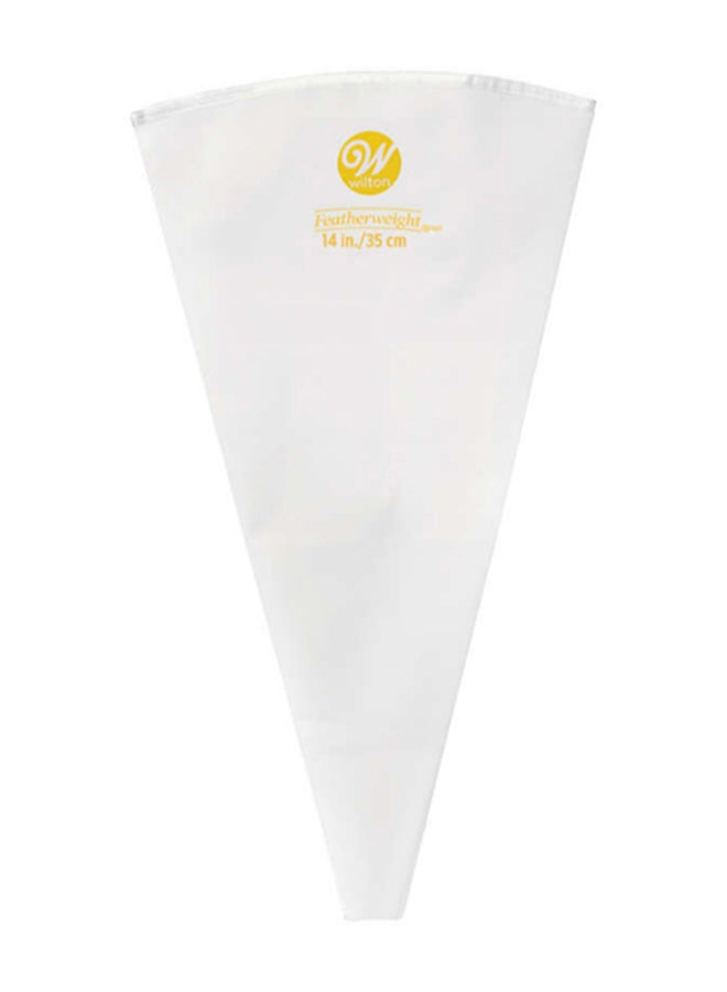 ويلتون كيس تزيين خفيف جداً أبيض/ وردي 14بوصة - Image 1