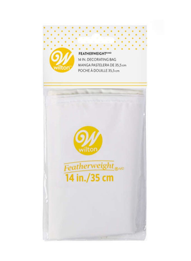 ويلتون كيس تزيين خفيف جداً أبيض/ وردي 14بوصة - Image 2