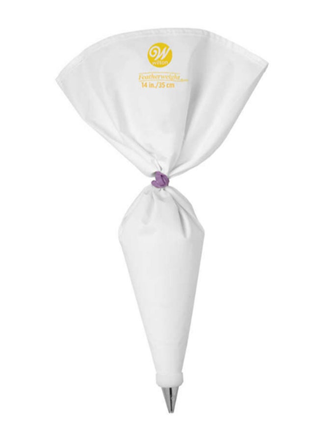 ويلتون كيس تزيين خفيف جداً أبيض/ وردي 14بوصة - Image 3