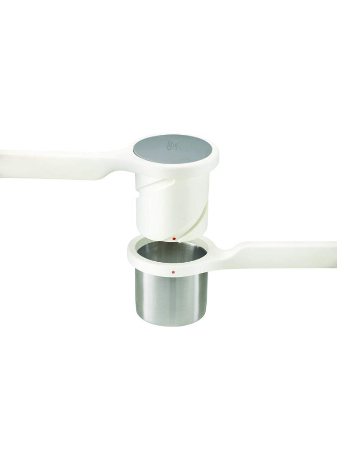 Joseph Joseph Helix Potato Ricer White/Grey/Silver 10.5x3.75x3.5inch  - Image 2