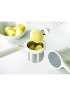 Joseph Joseph Helix Potato Ricer White/Grey/Silver 10.5x3.75x3.5inch  - Image 3