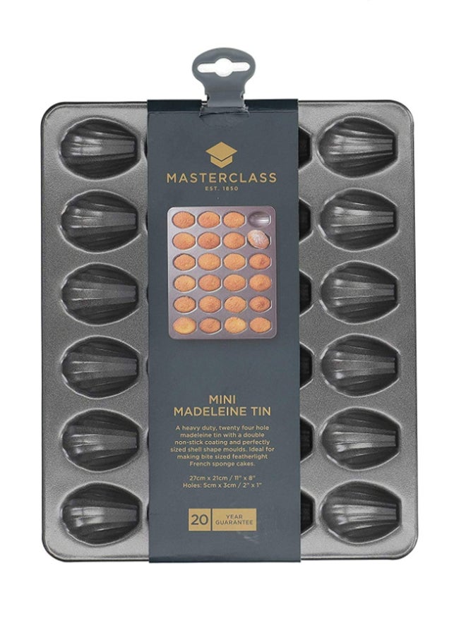 ماستر كلاس صينية خَبز ماديلين صغيرة أسود 27x21سم - Image 4