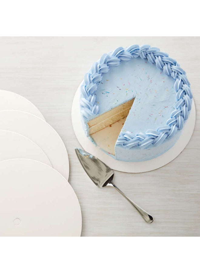 Wilton 8-Piece Circle Cake Board White 12inch - Image 3