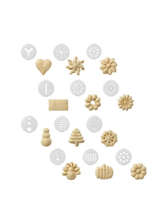 Wilton Simple Success Cookie Press White/Clear/Purple - Image 3