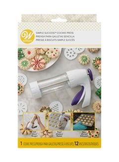 Simple Success Cookie Press White/Clear/Purple - v1648132174/N17942739A_2