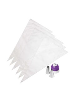 Wilton 9-Piece ColorSwirl Decorating Kit Purple/Green/White  - Image 1