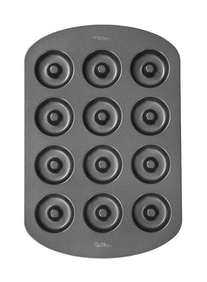 Wilton Medium Doughnut Pan Black 13.7x9.25x1.5inch - Image 1