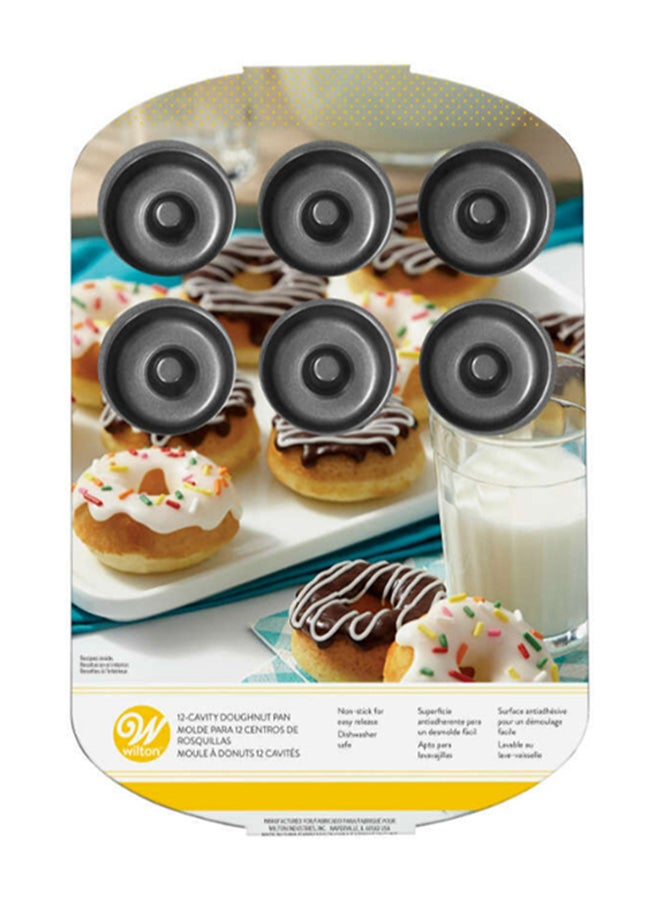 Wilton Medium Doughnut Pan Black 13.7x9.25x1.5inch - Image 2