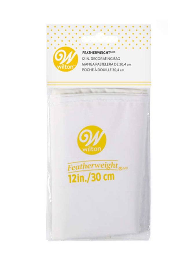 Wilton Featherweight Piping Bag White/Pink 12inch  - Image 2