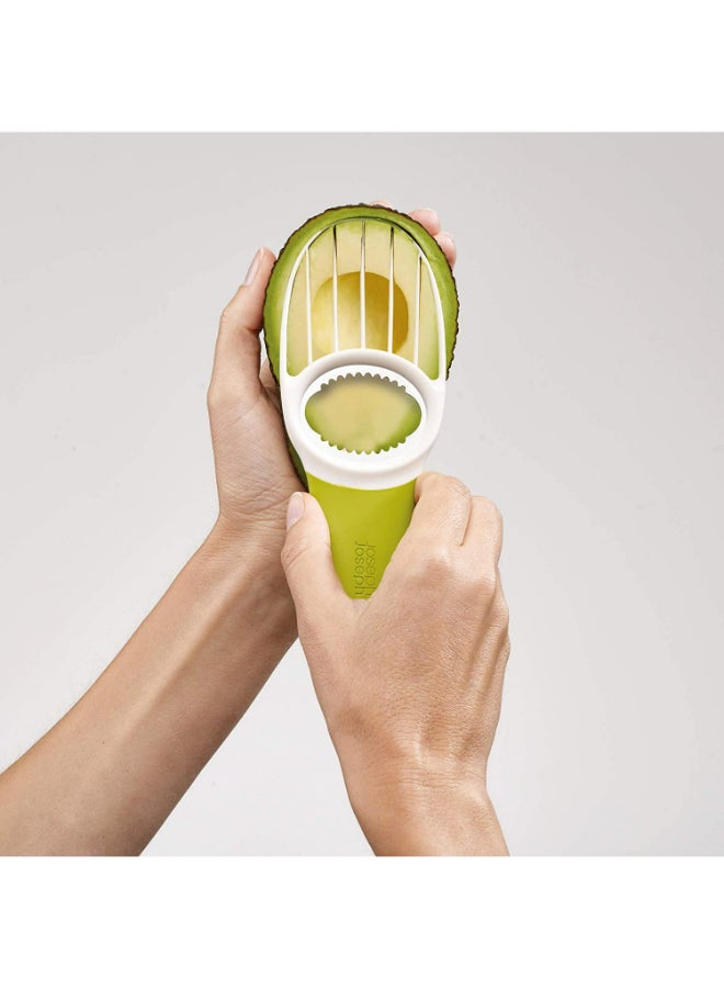 Joseph Joseph 3-in-1 Avocado Tool White/Green  - Image 4