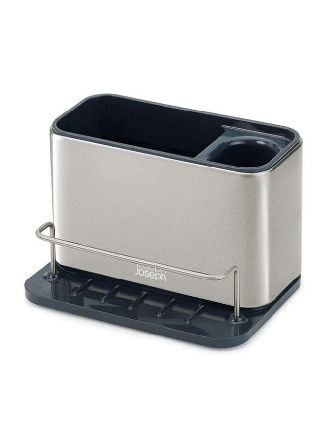Joseph Joseph Stainless Steel Surface Sink Caddy Silver/Grey 12x10.2x12.8cm  - Image 1