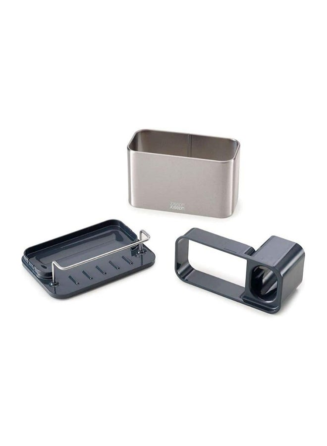 Joseph Joseph Stainless Steel Surface Sink Caddy Silver/Grey 12x10.2x12.8cm  - Image 2