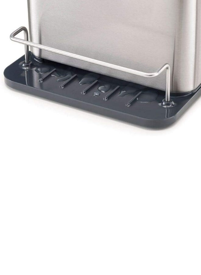 Joseph Joseph Stainless Steel Surface Sink Caddy Silver/Grey 12x10.2x12.8cm  - Image 3