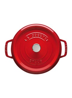 STAUB Round Shaped Casserole Dish Cherry 24cm  - Image 2