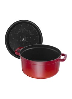 STAUB Round Shaped Casserole Dish Cherry 24cm  - Image 5